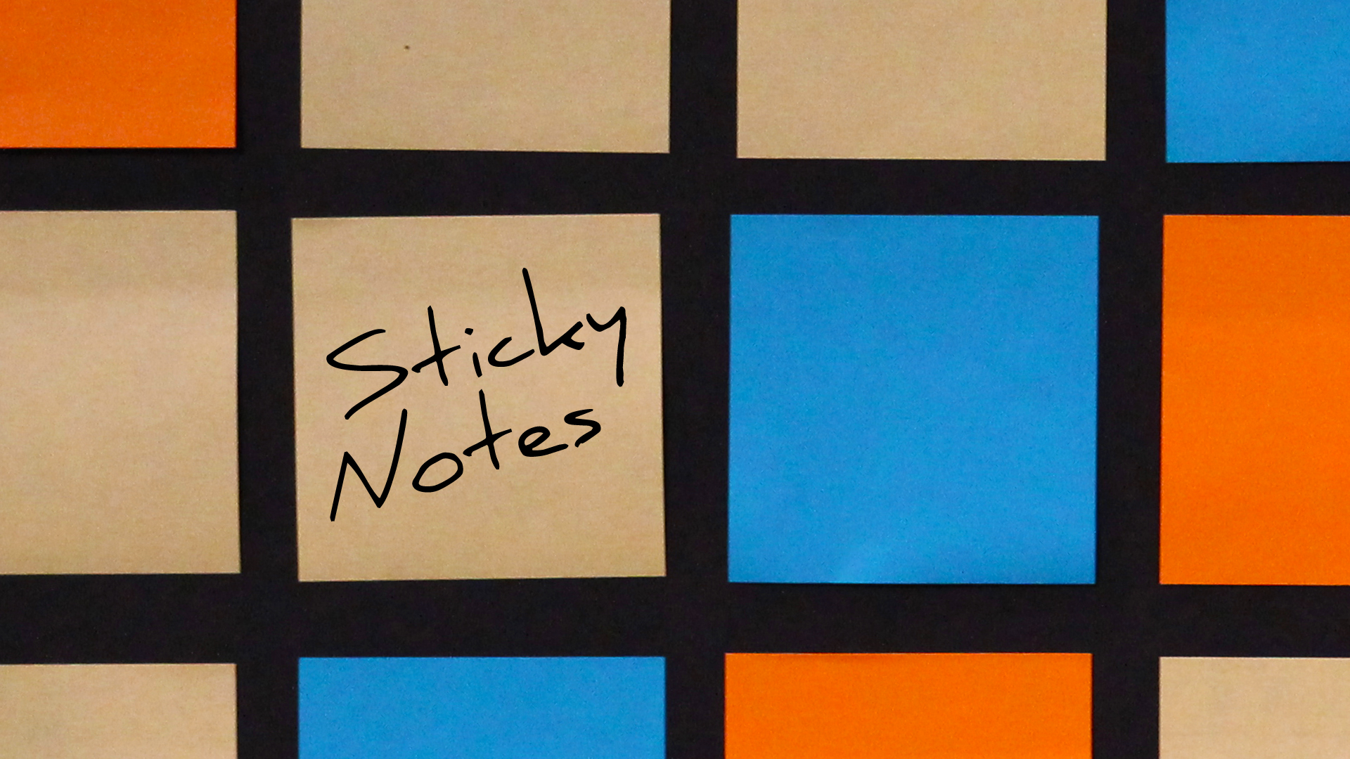 Sticky Notes – Part 4 – First Fruit